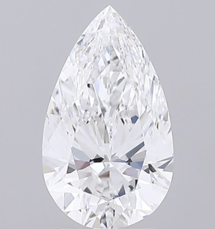 3.00 ct D VVS2 - PEAR - Lab Grown Diamond (IGI Certified)