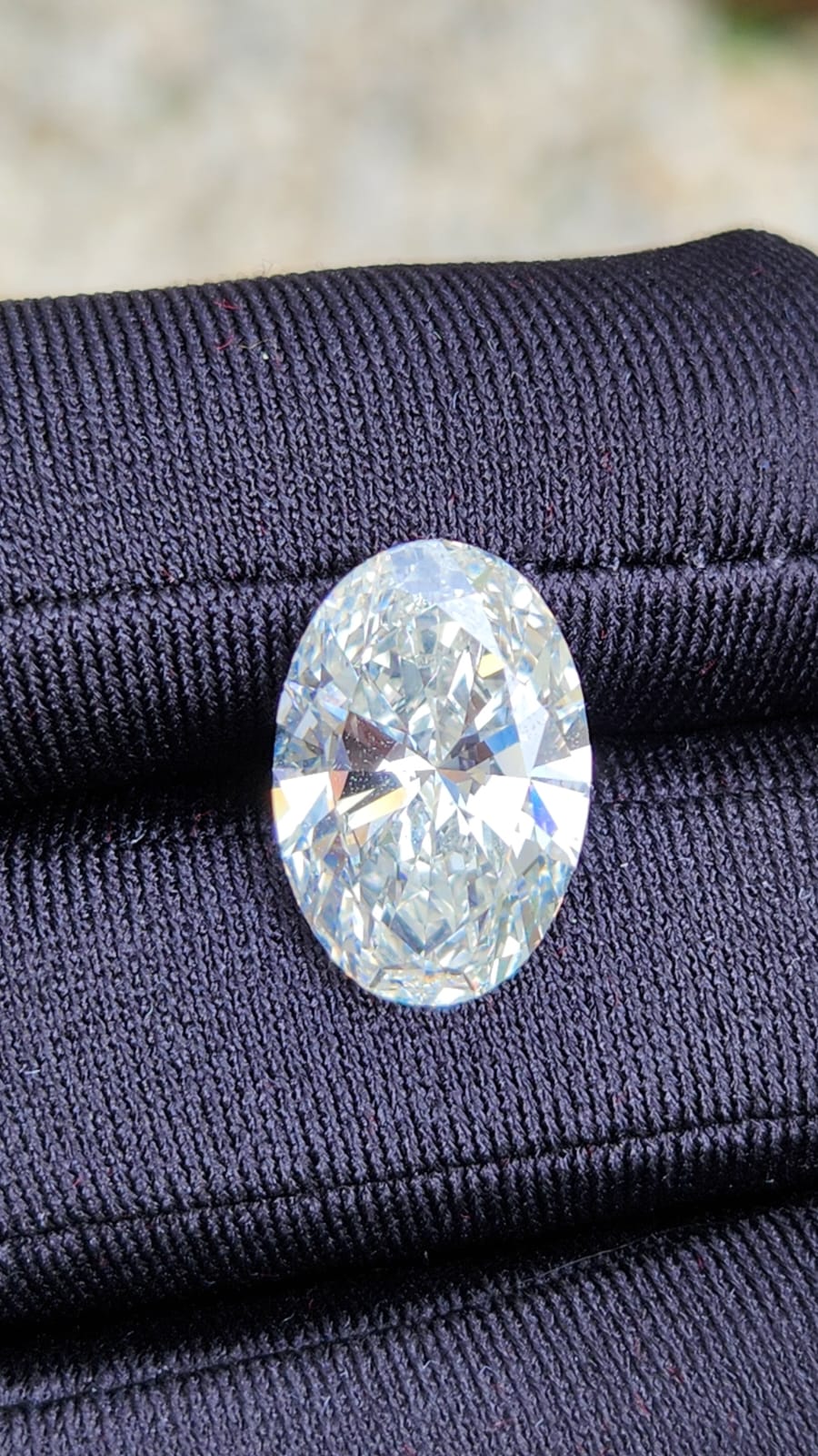 7.42 ct F VS1 - Oval - Lab Grown Diamond (IGI Certified)