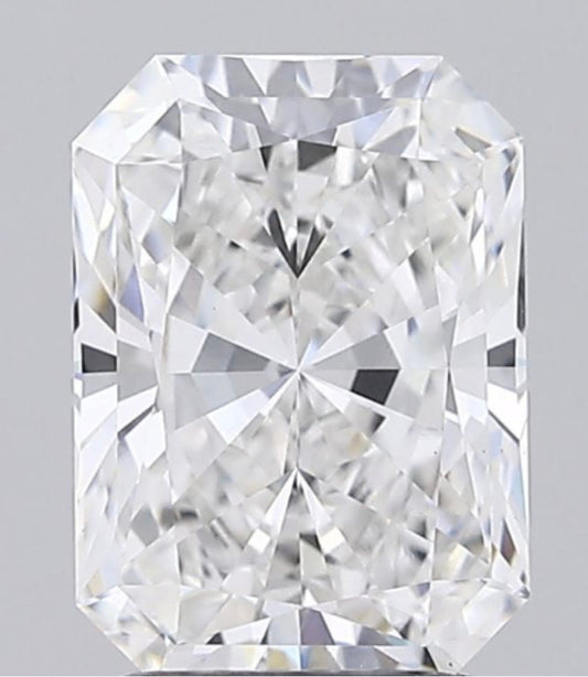 2.34 ct D VVS2 Radiant Lab Grown Diamond - IGI Certified